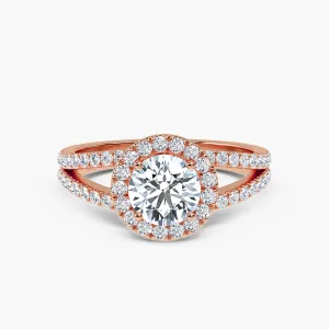 Engagement Ring - Rose Gold, Round