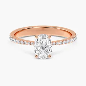 Engagement Ring - Rose Gold, Oval