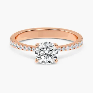 Engagement Ring - Rose Gold, Round