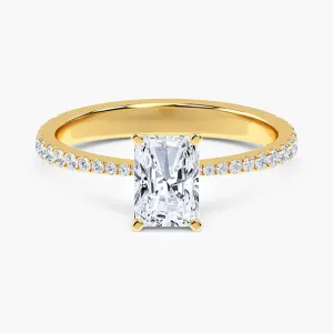 Engagement Ring - Yellow Gold, Radian